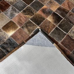Tapete de couro marrom exótico escuro 1,50x3,00 c/b pç 10x10 - 3