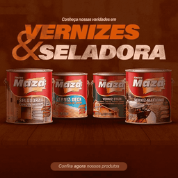 Verniz Maritimo Brilhante Transparente para Madeira Lata 900Ml MAZA Verniz Marítimo - 3