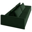 Ver imagem 6 de Sofá Ilha Modulado Milos 252cm Puff Lateral Veludo Verde G33 - Gran Belo