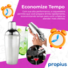 Coqueteleira Inox 750 Ml Drinks e Caipirinhas Blender Coqueteleiro Mix Frutas Eventos Festas Casamen - 9