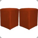 Ver imagem 1 de Kit 2 Puff Decorativo Dado Para Sala Recepção Manicure, Escritório E Consultório Suede
