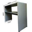 Ver imagem 3 de Móvel Aparador para Cantinho do Café em Mdf Cinza Grafite