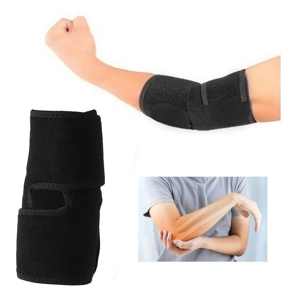 Cotoveleira Elástica Ajustável Elbow Wrap Protetor de Cotovelo Tensor com Alta Compressão - DK:Único - 2