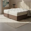 Ver imagem 1 de Cama Box com Colchão de Espuma D45 Pillow Top Ortopédico Domo Casal 138cm