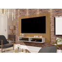 Ver imagem 1 de Painel Suspenso Home Tv até 50 Polegadas 2 Nichos Ipanema:cumaru/off White