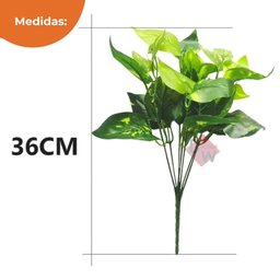 Folhagem Artificial Buque Jiboia Idêntica Ao Real - 4