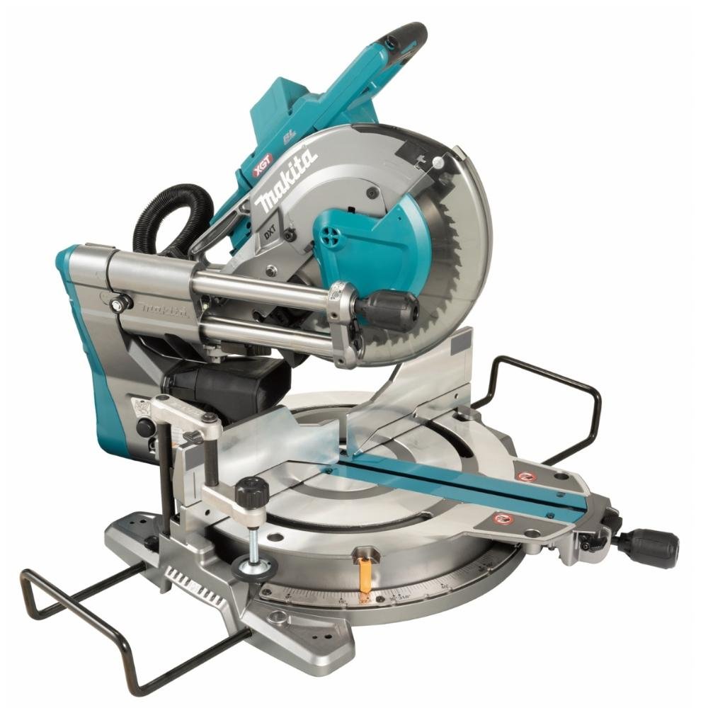 Serra de Esquadria 255mm sem Fio 40v com Sistema Aws Disco Coletor de Pó Acessórios Ls004gz Makita