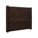 Ver imagem 1 de Cabeceira King 195 cm Vicenza Suede - SSX Multicoisas - Café