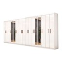 Ver imagem 3 de Closet Casal Duplo Rubi Premium 16 Portas Plus 8 Gavetas