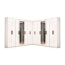 Ver imagem 2 de Closet Casal Duplo Rubi Premium 16 Portas Plus 8 Gavetas