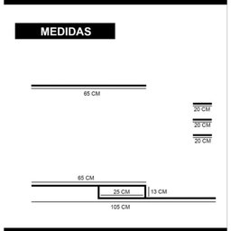 Rack Suspenso Branco para Quartos e Salas com 4 Nichos/prateleiras__r10_ - 4