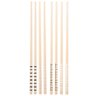 Kit Hashi de Bambu 4 Pares 24cm Palitos Japoneses Sushi Lyor Estampa Geométrica - 1