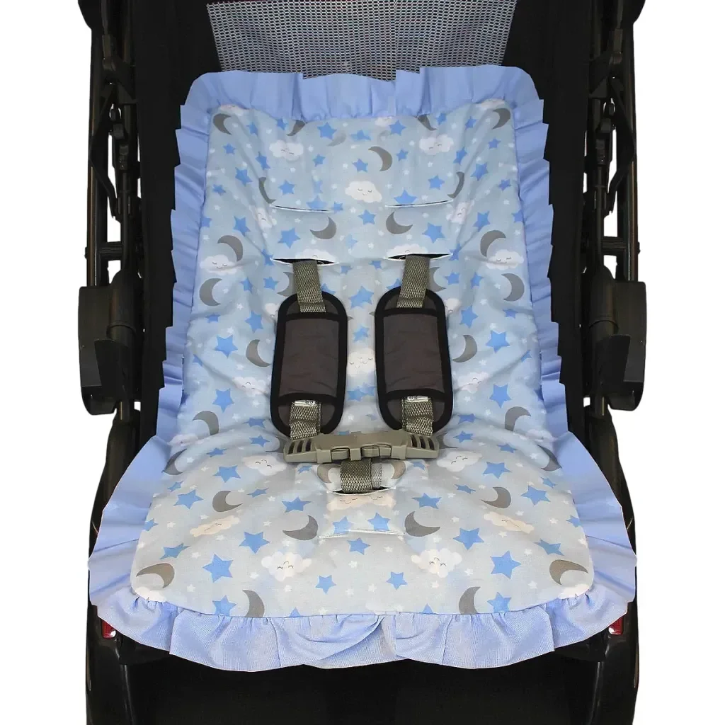 Capa de Carrinho Mt - Soninho Azul Bebê - 1