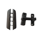 Ver imagem 1 de 1 Puxador de Porta Sanfonada Bcf + 1 Trinco Preto