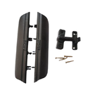 Ver imagem 2 de 1 Puxador de Porta Sanfonada Bcf + 1 Trinco Preto