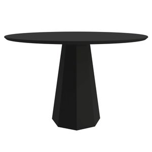 Mesa de Jantar Isis 1,20X1,20 Preto New Ceval