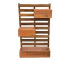 Ver imagem 1 de SUPORTE PLANTAS VASOS JARDIM VERTICAL PAREDE MADEIRA DEMOLIÇÃO MINAS ARTE PRÓPRIA JARDIM VERTICAL MA