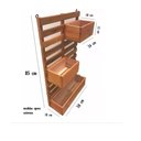 Ver imagem 2 de SUPORTE PLANTAS VASOS JARDIM VERTICAL PAREDE MADEIRA DEMOLIÇÃO MINAS ARTE PRÓPRIA JARDIM VERTICAL MA