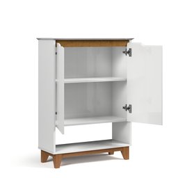 Sapateira Hall Vertical com 2 Portas Flow para Entrada ou Quarto - Apartamento ou Casa - Branco - 8