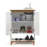 Sapateira Hall Vertical com 2 Portas Flow para Entrada ou Quarto - Apartamento ou Casa - Branco - 10