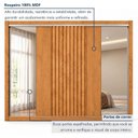 Ver imagem 7 de Guarda Roupa Casal 3 Portas de Correr 6 Gavetas com Espelho e Detalhe Ripado 100% MDF Vitória