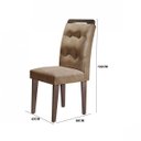 Ver imagem 6 de Conjunto Sala de Jantar Mesa 4 Cadeiras Luísa Espresso Móveis