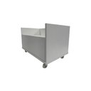 Ver imagem 4 de Gabinete Multifuncional com 01 Gaveta e Rodízios Branco- Pea Móveis
