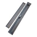 Ver imagem 3 de Ralo Invisível Linear Cinza Claro 6x50cm Piso Banheiro Ss Lares