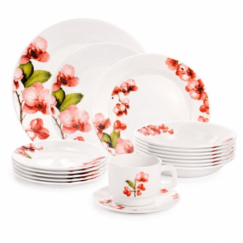 Jogo de Jantar Hauskraft Serena 20 Peças Opaline
