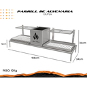 Ver imagem 2 de Churrasqueira Hotbox Parrilla para Alvenaria - 1 Firebox + 2 Grelhas Argentina / Uruguaia