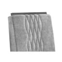 Ver mais imagens de Conjunto: Mesa Sala Jantar Celeste Tampo Madeirado C/ Vidro Redondo 103x103cm e 4 Cadeiras Lia Cedro