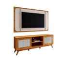 Ver imagem 2 de Rack com Painel para TV até 75 Polegadas 180,5CMX193CM Palha Natural Moralles