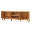 Ver imagem 6 de Rack com Painel para TV até 75 Polegadas 180,5CMX193CM Palha Natural Moralles