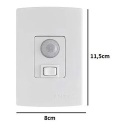 Sensor de Presença Microcontrolador 6 Funções Embutir 180º - 2