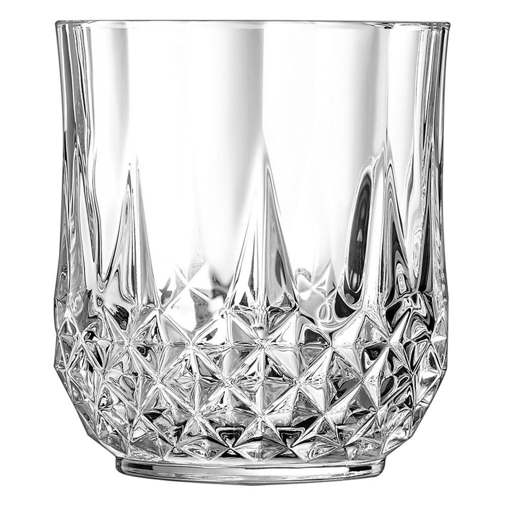 Jogo com 6 Copos para Uísque de Cristal Modelo Luxo 320ml - 1