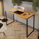 Ver imagem 3 de Escrivaninha com Gaveta Mia 110 X 45 Klm Store Preto/canela