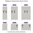 Ver imagem 7 de Quarto de Bebê Completo com Berço Americano 3 em 1 Bombom Multimóveis Mp4614 Branco/off White