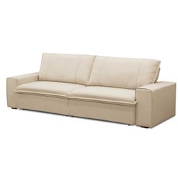 Sofá 3 Lugares Retrátil e Reclinável 230 cm Breno - Bege - 6