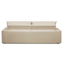 Sofá 3 Lugares Retrátil e Reclinável 230 cm Breno - Bege - 12