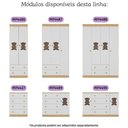 Ver imagem 7 de Berço Americano 3 em 1 com Colchão Incluso e Cômoda 1 Porta 4 Gavetas Teddy Multimóveis Mp4731