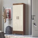 Ver imagem 2 de Armário Multiuso com Pés 2 Portas Jequitiba Off White New Opção