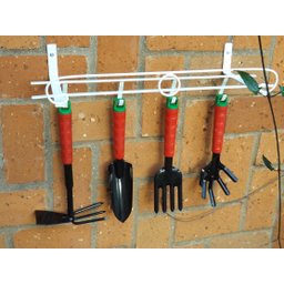Jardim Vertical - Suporte de Parede Branco para Vasos com Ganchos Ferroflor | Decore e Organize! - 3