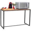 Ver imagem 1 de Aparador Para Cozinha Estilo Industrial Preto Fosco