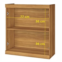 Armário Aéreo Modular 2 Portas Burguesa Premium 80cm Nesher - 2