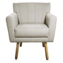 Ver imagem 4 de Poltrona Laura Pés Palito Linho - Doce Sonho Móveis POLTRONAS POLTRONAS PARA SALA POLTRONAS DECORATI