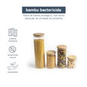 Ver imagem 3 de KIT POTES DE MANTIMENTO CIRCULAR 400/600/800/2000ML - 4PÇS