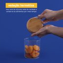 Ver imagem 4 de KIT POTES DE MANTIMENTO CIRCULAR 400/600/800/2000ML - 4PÇS