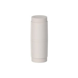 Porta Escova Pasta Dente Banheiro Dental com Tampa Fosco Ou:Bege - 1