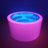 Fita Adesiva Rosa Neon Larga Brilha Luz Negra 48mmx50m Pacote Com 5 rolos Fit Pel Fita Adesiva Rosa  - 6
