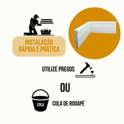 Kit 20 Rodapé Frisado Receita 1,20 7cm - 6